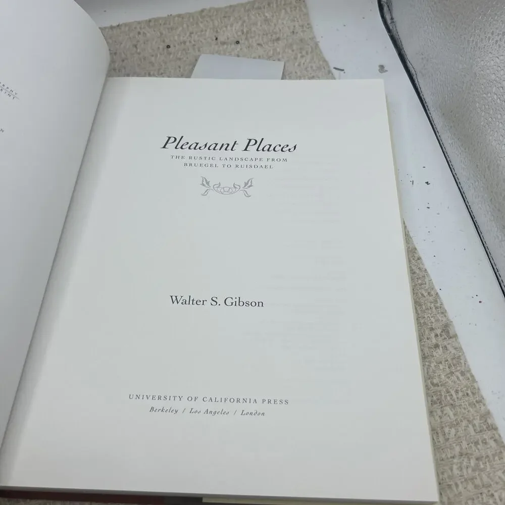 Pleasant Places : Rustic Landscape from Bruegel to Ruisdael Walte